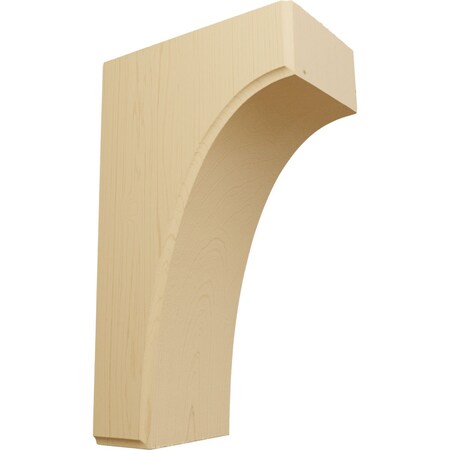 Ekena Millwork 3 1/2"W x 6"D x 10"H Clarksville Bracket, Alder BKTW04X06X10CVAL